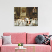 Eerste mededeling, 1867 canvas afdruk (Insitu (Woonkamer))