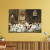 Eerste mededeling, 1867 canvas afdruk (Insitu (Woonkamer))