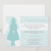 Eerste mededeling - Girl Kaart (Voorkant / Achterkant)