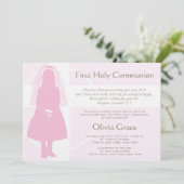 Eerste mededeling - Girl Kaart (Staand voorkant)