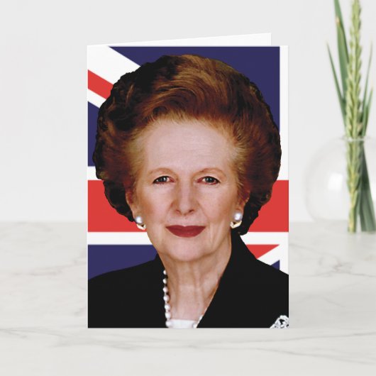 Eerste minister Margaret Thatcher - de Dame van Kaart (Voorkant)