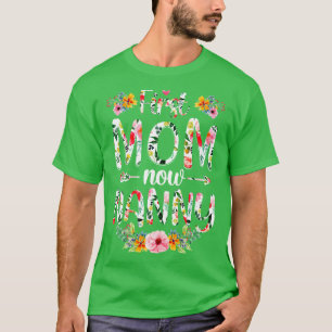 Eerste Moeder Nu Nanny Grappig Nieuwe Nanny Moeder T-shirt