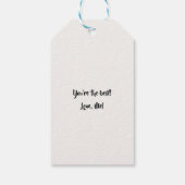 Eerste Moederdag 1e keer mam schattig Cadeaulabel (Achterkant)