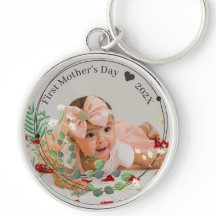 Eerste Moederdag Aangepaste Babyfoto | Met Jaar