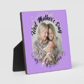 Eerste Moederdag als oma Foto Fotoplaat (Voorkant)