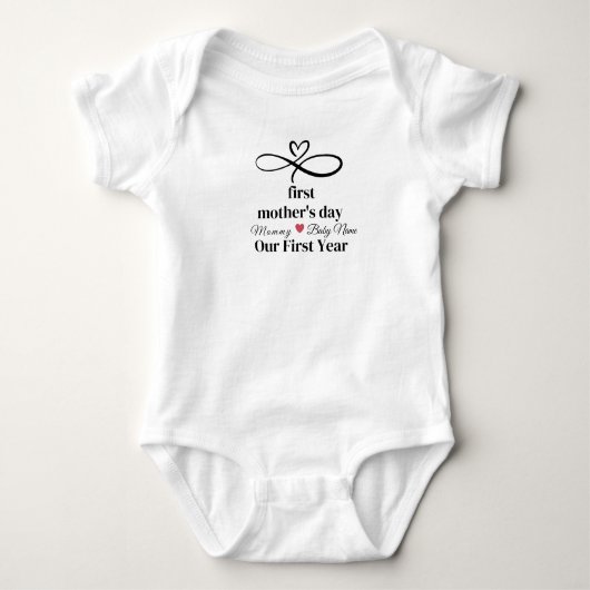 Eerste Moederdag – Baby Bodysuit (Voorkant)