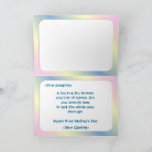 Eerste Moederdag Bluebird Kaart (Binnen)