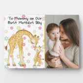 Eerste Moederdag Cadeau van Baby Fotoplaat (voorkant)
