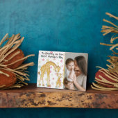 Eerste Moederdag Cadeau van Baby Fotoplaat (Zijkant)