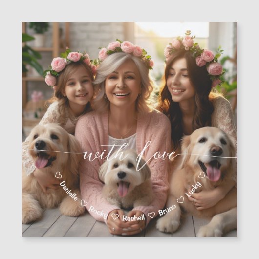Eerste Moederdag Dog Grootmoeder | Aangepaste foto (Voorkant)