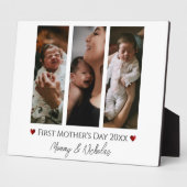Eerste Moederdag drie fotocollage Fotoplaat (Zijkant)