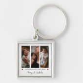 Eerste Moederdag drie fotocollage Sleutelhanger (Voorkant)