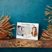 Eerste Moederdag Foto Keepsake Plaque Fotoplaat (Zijkant)