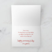 Eerste Moederdag foto van Baby Kaart (Binnen)