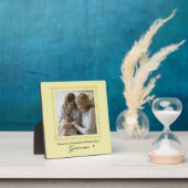 Eerste Moederdag Glitter Confetti Oma Foto Fotoplaat (Insitu)