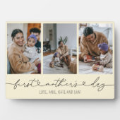 Eerste Moederdag-hartscript 3 Fotocadeau Fotoplaat (voorkant)
