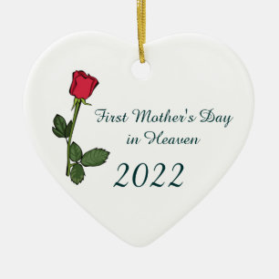 Eerste Moederdag in Heaven Ceramic Ornament