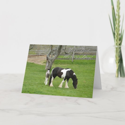 Eerste Moederdag Kaart (Voorkant)