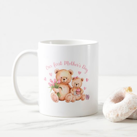 Eerste Moederdag Koffiemok (Met donut)