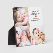 Eerste Moederdag | Kute fotocollage Fotoplaat (Voorkant)