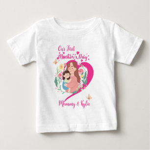 Eerste Moederdag Matching Moeder en dochter