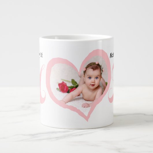 Eerste Moederdag met Baby Photo Mok (Voorkant)