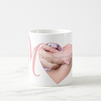 Eerste Moederdag Nieuwe roze foto van mammie Koffiemok