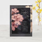 Eerste Moederdag, Perzik tuin Phlox bloemen Kaart (Gele Bloem)