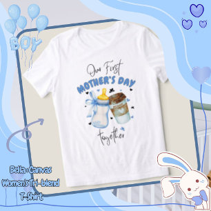 Eerste Moederdag Shirt 2025 /Blauw bijpassend outf