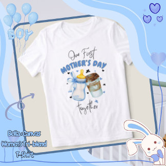 Eerste Moederdag Shirt 2025 /Blauw bijpassend outf