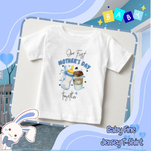 Eerste Moederdag Shirt 2026/Blauw bijpassend outfi