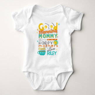 Eerste Moederdag Shirt Retro Moederdag Gift