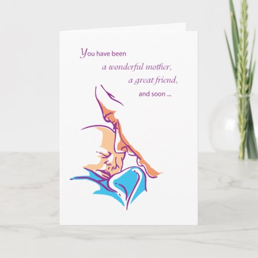 Eerste Moederdag voor oma Kaart (Voorkant)