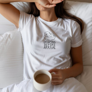 Eerste Moederdag voor zwangere vrouwen T-shirt