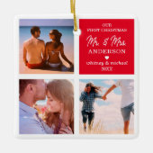 Eerste Mr. en Mrs. Keramisch Ornament (Voorkant)