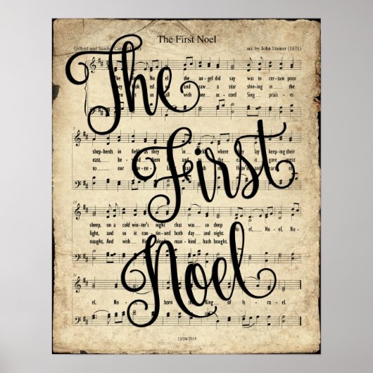 Eerste noel poster (Voorkant)