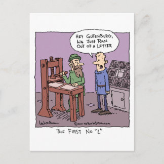 Eerste nr. "L" Briefkaart