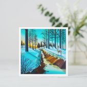 Eerste ochtendlampje - Mini Print (Staand voorkant)