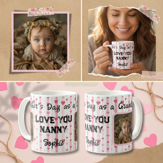 Eerste oma Moederdag: Love You Nanny Koffiemok
