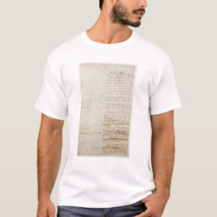 Eerste ontwerp van de grondwet van de VS T-shirt
