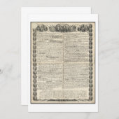 Eerste ontwerp van de onafhankelijkheidsverklaring (Voorkant / Achterkant)