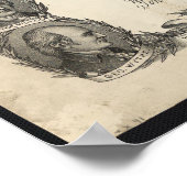 Eerste ontwerp van de onafhankelijkheidsverklaring poster (Hoek)