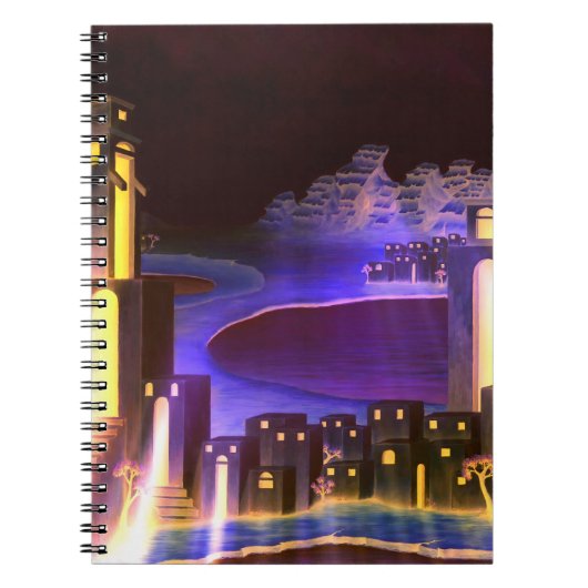 "Eerste Openbaring" - cryptische mysterieuze kunst Notitieboek (Voorkant)