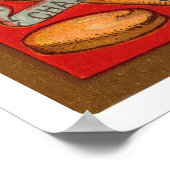 Eerste opperbevelhebber Athletics Baseball 1911 Poster (Hoek)