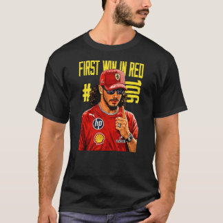 Eerste overwinning in het rood Lewis Hamilton Barc T-shirt