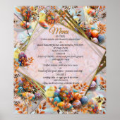 Eerste Paasdag Menu Poster (Voorkant)