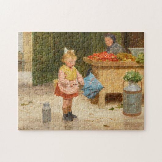 Eerste paraplu | Victor Gabriel Gilbert Legpuzzel (Horizontaal)