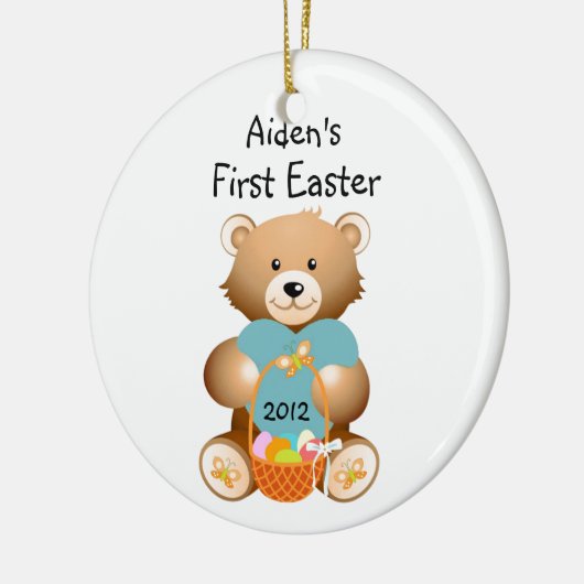 Eerste Pasen Ornament naam kind (Links)