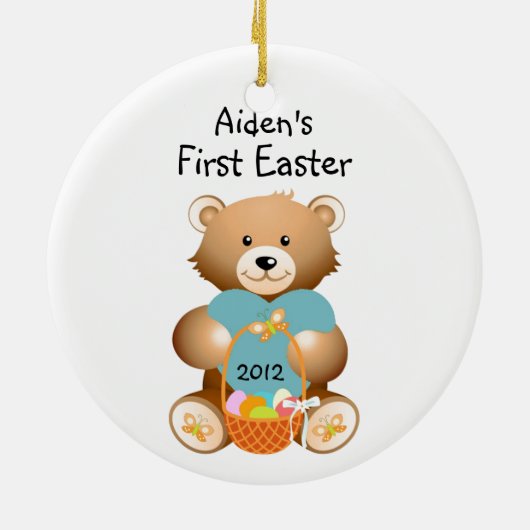 Eerste Pasen Ornament naam kind (Achterkant)