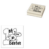 Eerste Pasen Rubberstempel (Gestempeld)